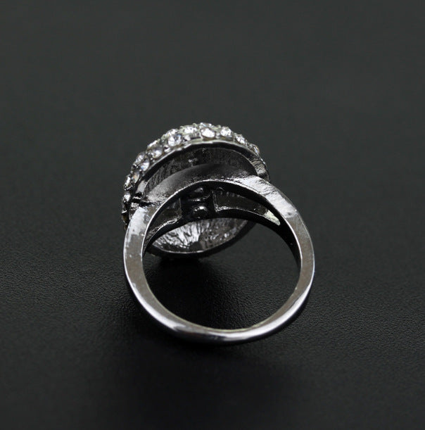Wholesale Full Diamond Wedding Jewelry Alloy Rings